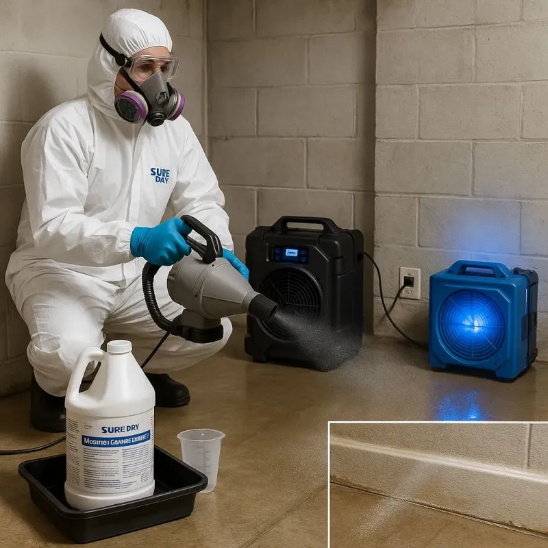 Sanitization and Odor Removal process in Wantagh, NY