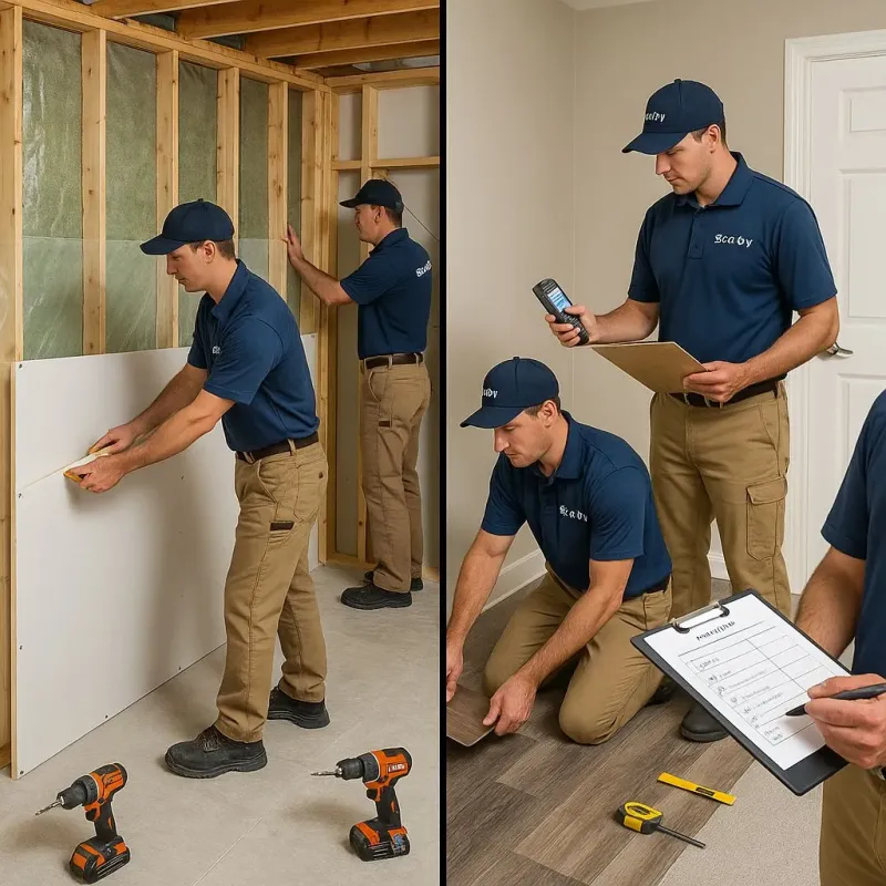 Repairs and Reconstruction process in Wantagh, NY